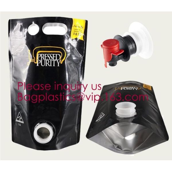 Quality Wine Juice Bag in box packaging 3l 5l 10l plastic wine bags,Fruit Juice Beverage Syrup Wine Bag In Box With Valve bageas wholesale