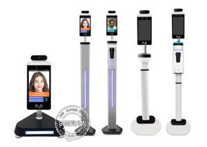 Cheap EU Health QR Code Scanner Smart Pass 8&quot; Thermometer Mask Detection Face Recognition Temperature Measurement for sale