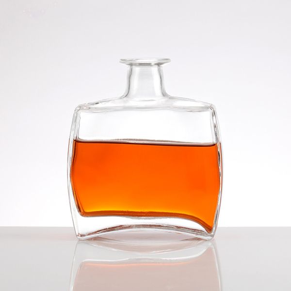 Super Flint Glass Reusable Glass Bottles with Irregular Shape Unique Production