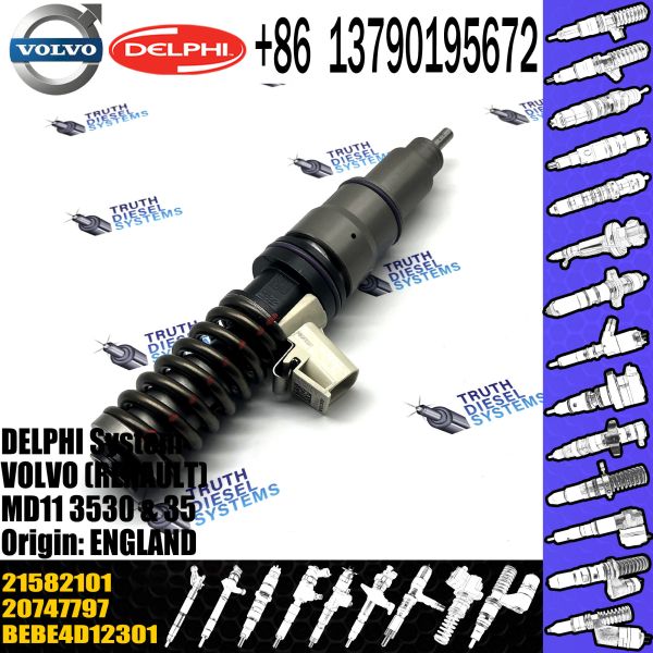 Diesel Fuel Injector 21582101 for VOL E3 EUI BEBE4D37001 21582101 MD11 20747797 BEBE4D12201 BEBE4D12301 BEBE4D37001