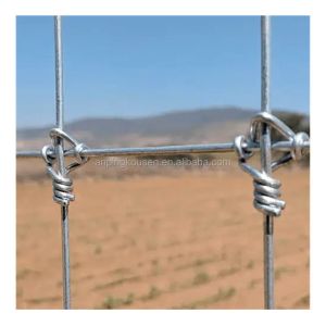 Cheap Rot Proof Farm Fencing Guard with Fixed Knot 8ft x 330 ft Galvanized Steel Metallic for sale