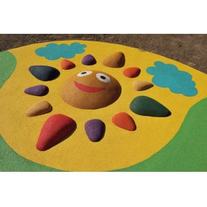 Custom Colored EPDM Rubber PU Running Track With Excellent Durability And Shock