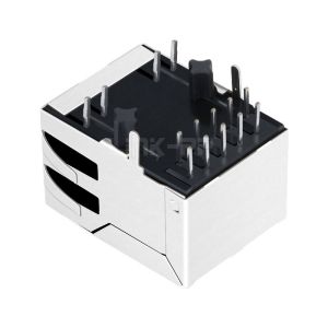 LPJG4873GFNL 10/100/1000 Base-T With Leds Ethernet RJ45 Connector