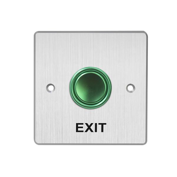 3 Colors No Nc Push Button To Exit , Waterproof Push Button Switch Long - Life