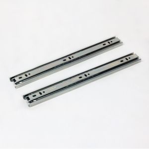 Iron Tri Fold Furniture Drawer Slides 600mm For Kitchen Cabinet