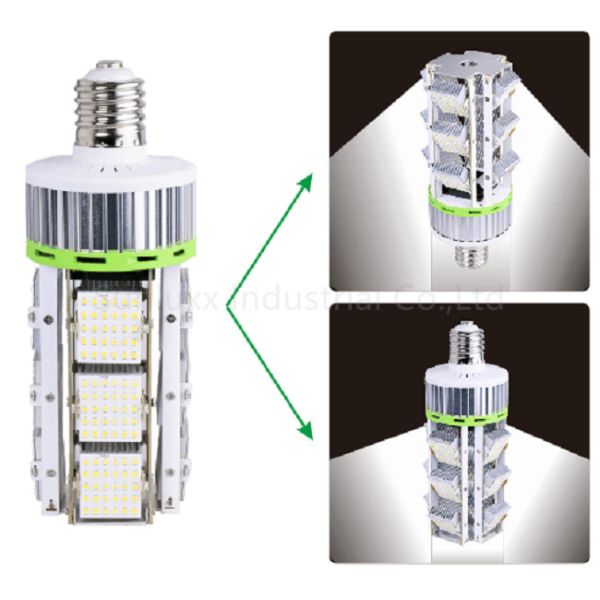 7500LM 50W LED Corn Bulb Light 225W MH HPS Replacement With Adjustable Beam