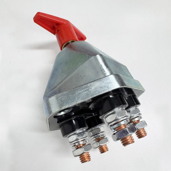 12/24/48V M10 Stud 4 Pole Heavy Duty Battery Isolator Disconnector Ground