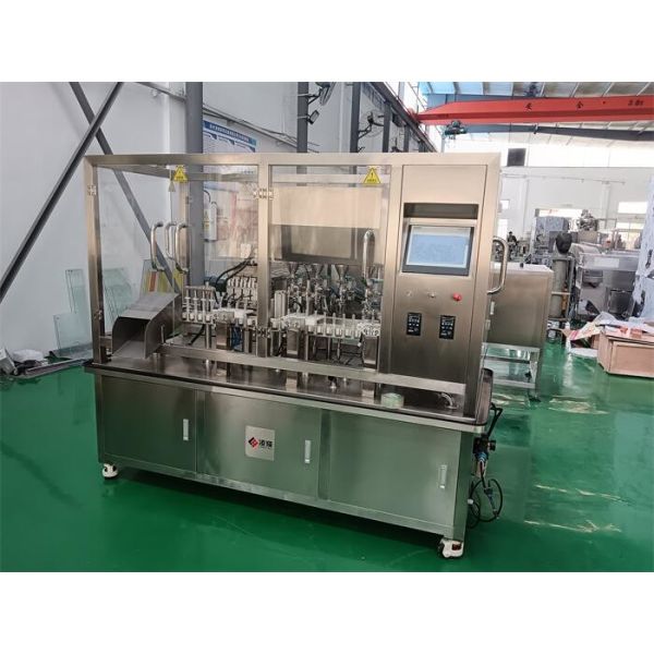 Quality Gel Filling Capping Machine for High Viscosity Gel with 316L SUS Piston Pump with PLC, GMP standard wholesale