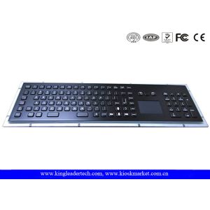 Stainless Steel Industrial Keyboard With Touchpad IP65 Liquid-Proof With 103