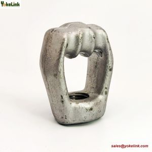 Forged Triple Eye Nut 1" Three Strand Thimbles Nut for Power Line Hardware