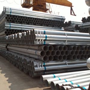 Q235A Q235B DN15 Galvanized Round Steel Pipe 21 Ft ISO9001