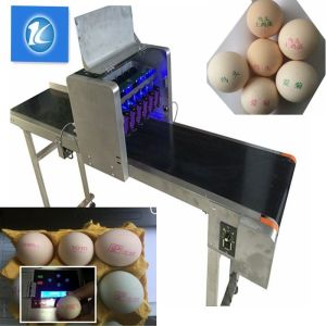Cheap SGS Egg Stamping Equipment / Egg Printer Machine With 6 Head for sale