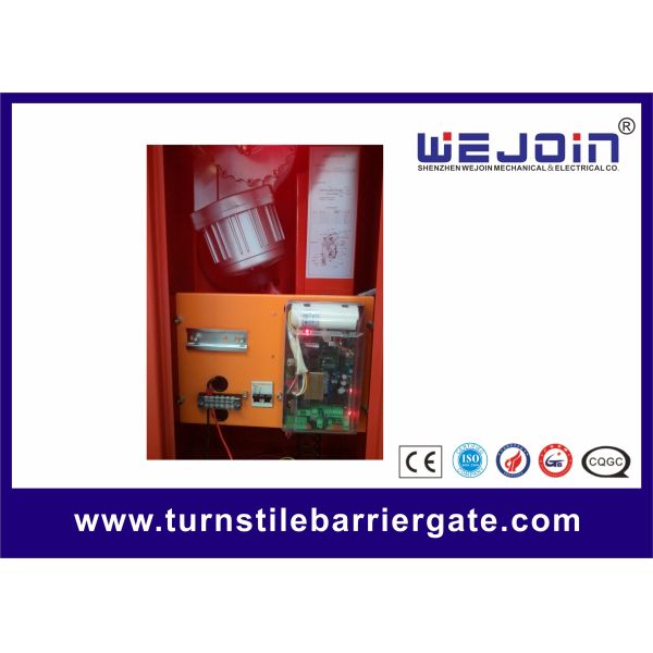 Smart Car Park Electric Boom Barrier Full Automatic For Freeway , Aluminium Alloy Material