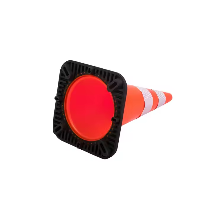 Hazard Traffic Cone Rubber Base for Construction Parking Highway Driveway