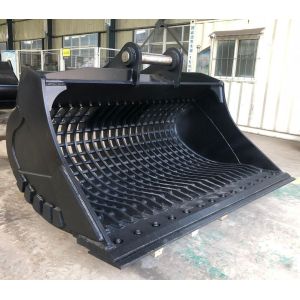 2.2M3 Excavator Sieve Bucket For 45Ton Excavator Tranch Cleaning Skeleton Bucket