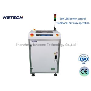 460mm Width 90 Degree PCB Turn Conveyor w/ Top Side Transparent Cover