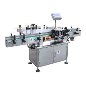 SUS304 Flat Bottle Labeling Machine