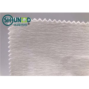 Wool Necktie Interlining Plain Weave / Polyester Interlining Fabric with Good