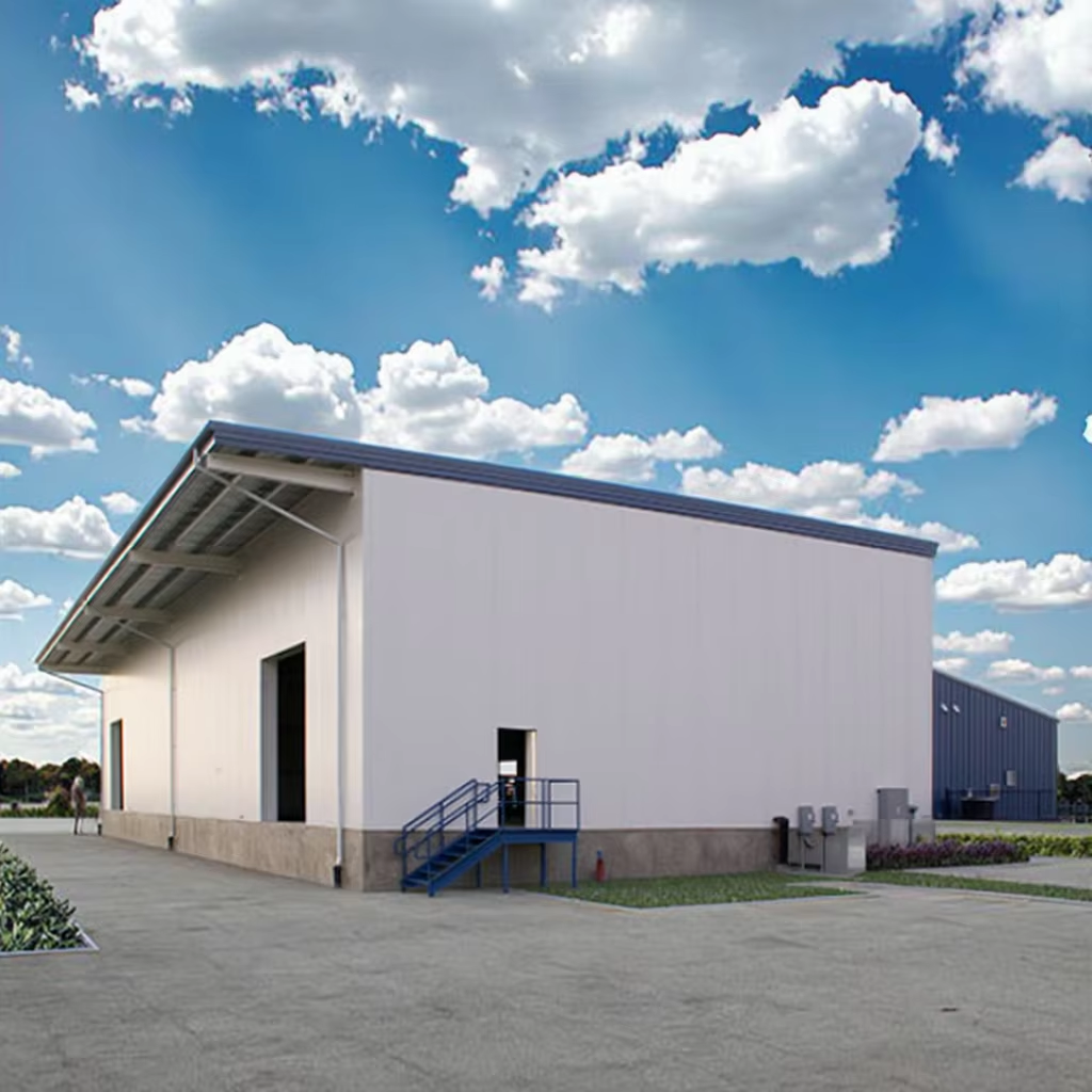 High-Strength Quick-Assembly Prefab Steel Warehouse with 5000 kg Roof Load