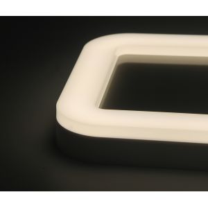 3000K 1000lm LED Panel Downlight Decorative IP65 15W 24W ABS Square