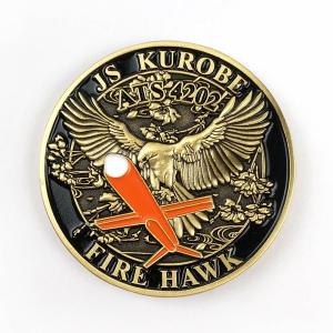China Personalized Custom Brass Enamelled Custom Challenge Coins One Side with Design on sale
