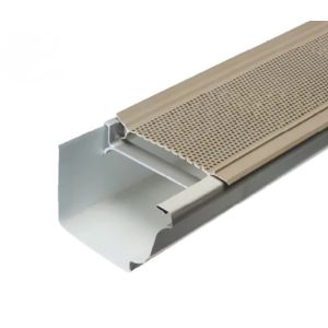 Aluminum Gutter Guards Leaf Filter Aluminum Mesh Fabric Grid Seamless Gutters