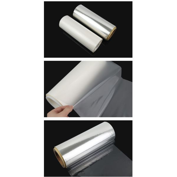 Glossy Thermal Laminating BOPP Film EVA Adhesive Pre-coated Scratch-resistant for Graphic Printing 18 Micron