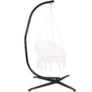 Qingdao Port Loading Heavy Duty Steel C Shape Swing Chair Stand for Outdoor and Indoor