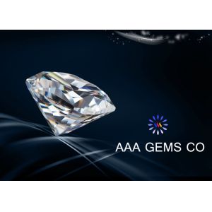 OEM Supper White Fancy Moissaniteon Gemstone 7 mm High Hardness