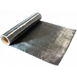 Civil Structure Black 300gsm 600gsm CFRP Carbon Fiber and 1.6% Elongation