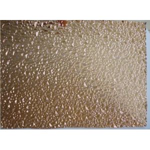 3-12mm Patterned Tempered Glass Customize Size For Decorative Building Window