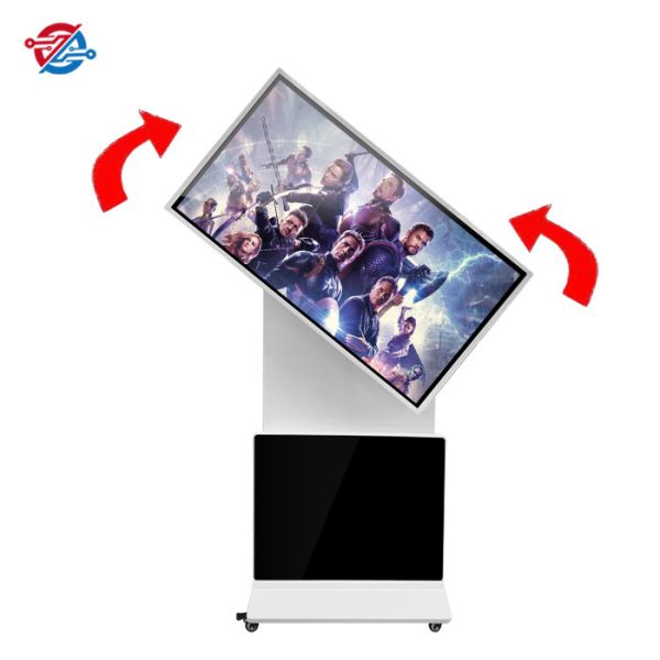 Quality 55" Digital Screen Signage In Stores Or Exibition With Movable Wheels wholesale
