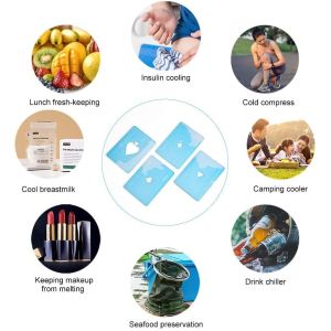 Cold Accumulator Eutectic Plate Cooler For Delivery Food Grade Gel Ice Brick