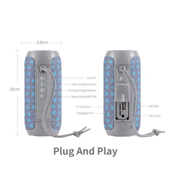 Outdoor Portable Bluetooth Wireless Speaker