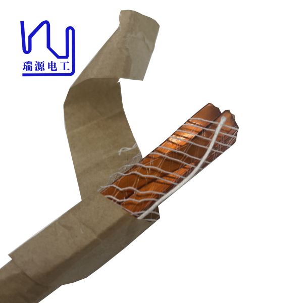 Quality Enameled Coated CTC wire With Paper Insulation Flat Copper Wire wholesale