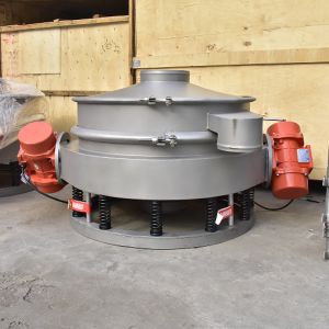 food-grade vibrating screener for particle screening