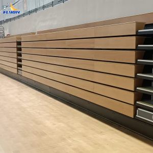 3-10 Rows Factory Directly High Standard Telescopic Bleachers with 5 Years