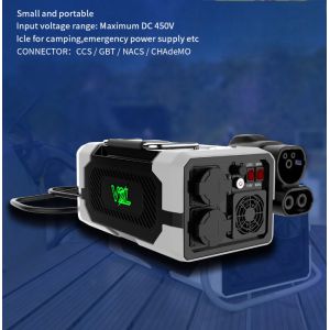 New Arrive 3.5kw V2L Portable Chademo Charger With GBT CHAdeMo CCS NACS Tesla DC