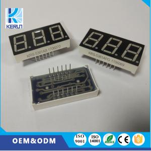 Cheap Common Anode 7 Segment LED Displays 3 Digit 0.56in For Air Conditioner Display for sale