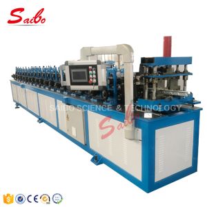 Thin Type Ceiling Roll Forming Machine Double Line Chrome Surface 0 - 15m / Min
