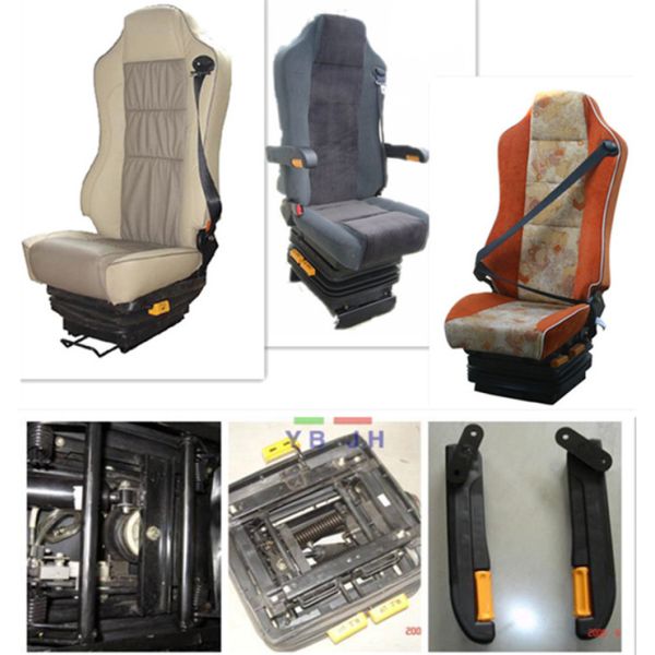 Quality Adjustable Armrest Bus Driver Seat Strong Steel Innner Frame Structure wholesale
