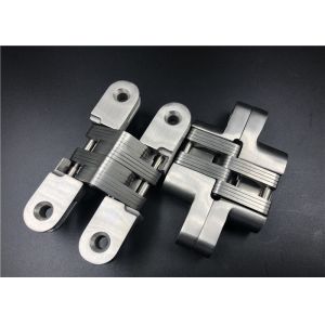 Fire Rating Solid Heavy Duty Hidden Door Hinges Adjustable 180 Degree
