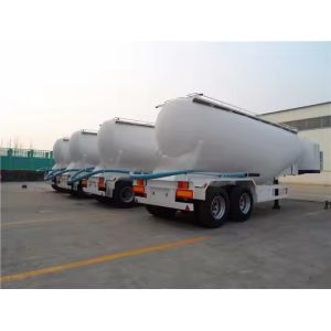 CIMC 2/3 Axles Single-bin V Type 40-60 T Dry Fly Ash Powder Bulk Cement Tanker