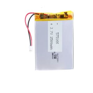 High Capacity Li Ion Polymer Battery Pack 2500mAh 575166 2500mah 3.7V Li-Ion