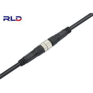 Gold Plating 12 Pin Waterproof Power Connector 2A Push Lock Automation Adapter