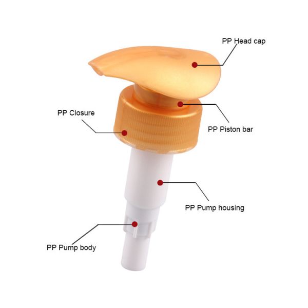 Hand Press Lotion Dispenser Pump Customized Tube Length And Sizes