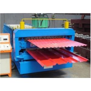 Cheap 380V 60HZ Metal Sheet Forming Machine With 8 - 12m / Min Working Speed for sale