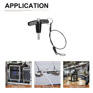 T Handle Quick Release Pin with Push Button for Durable and Secure Ball Locking