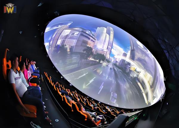 Quality VR Dome Cinema with Surround Sound and Dynamic Platform for an Immersive Modular Design Experience wholesale