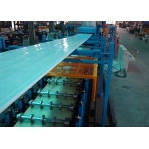 PLC Control Rock Wool Production Line / PU Formed Sectional Sandwich Panel Line